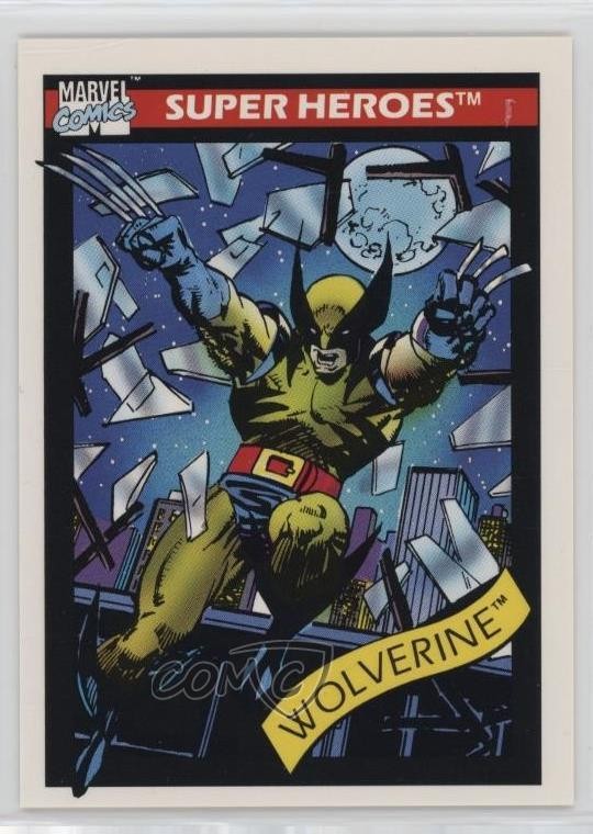 1990 Impel Marvel Universe Super Heroes Wolverine #23 8d4