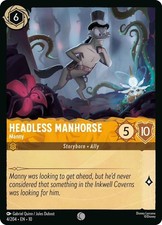 Disney Lorcana Whispers in the Well Common Non Foil - 4 Headless Manhorse, Manny