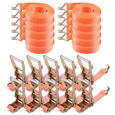 10x Spanngurt 5t 10m 2500 daN 5000 daN kg Zurrgurte LKW Anhänger 5-10M