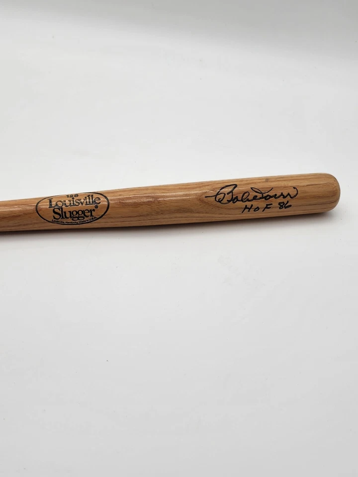 Bobby Doerr Signed Mini Bat w/ HOF 86 - Boston Red Sox Legend - No COA - Image 2 of 4