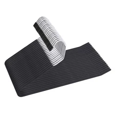 Non Slip Pants Hangers 20 Pack Open Ended Metal Slacks Hanger Space Saving