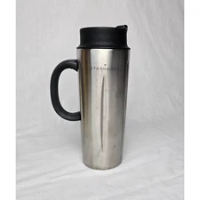 Starbucks Stainless Steel Travel 16oz Tumbler French Press Barista Thermos 2003