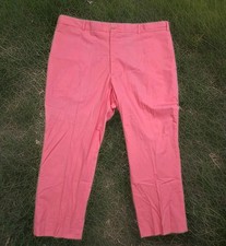 Bills Khakis Pants Men 44x30 Pink Flat Front Straight Cotton 3839 Made in USA M2