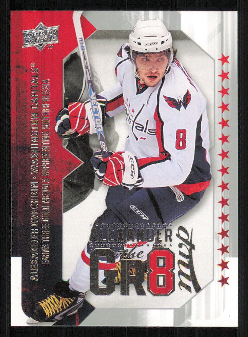 2008-09 Upper Deck MVP Alexander the Gr8 #AO6 Alexander Ovechkin