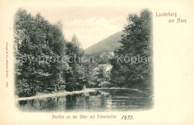 Lauterberg bath lot on the Oder with rock cellar