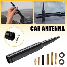 Black Bullet Antenna 50 Cal For Car Chevy Silverado Dodge Ram Ford F150 F250 XH