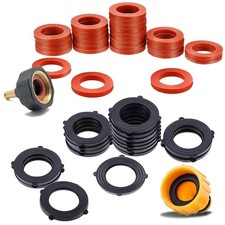 50 Pack Garden Hose Washers, Fit All Standard Water Hose Washers and Fauce...