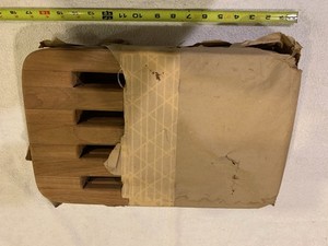 4 Marine Teak 15 3/4 inch by 10 inch grates. Old new stock.