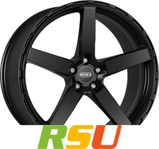 4x Dotz MarinaBay black matt 8.5x19" ET33 LK5 120 ML 72.6 Alufelgen 19 Zoll