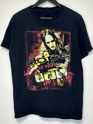 Vintage Dope No Regrets 2009 Tour T Shirt All Size Band SC165 FREE SHIPPING