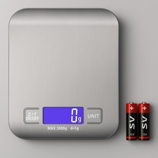 Balance de Cuisine Électronique de Haute Précision 5000g/1g avec Écran
