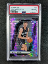 2024-25 Panini Prizm TRISTAN DA SILVA Rookie RC Pulsar Prizm SP #256 PSA 10