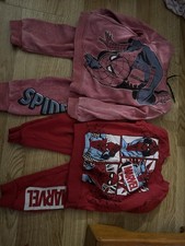 Marvel Spider-Man Boys 6 Piece Outfit Set Sweatshirt Hoodie Pants Cars Theme