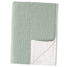 Baby Blankets for Unisex Boys Girls, Super Soft Nursery Minky 30x40inch Green