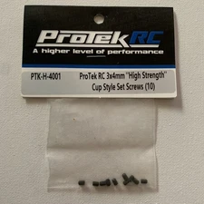 ProTek RC 3x4mm Cup Style Set Screws PTK-H-4001 NEW