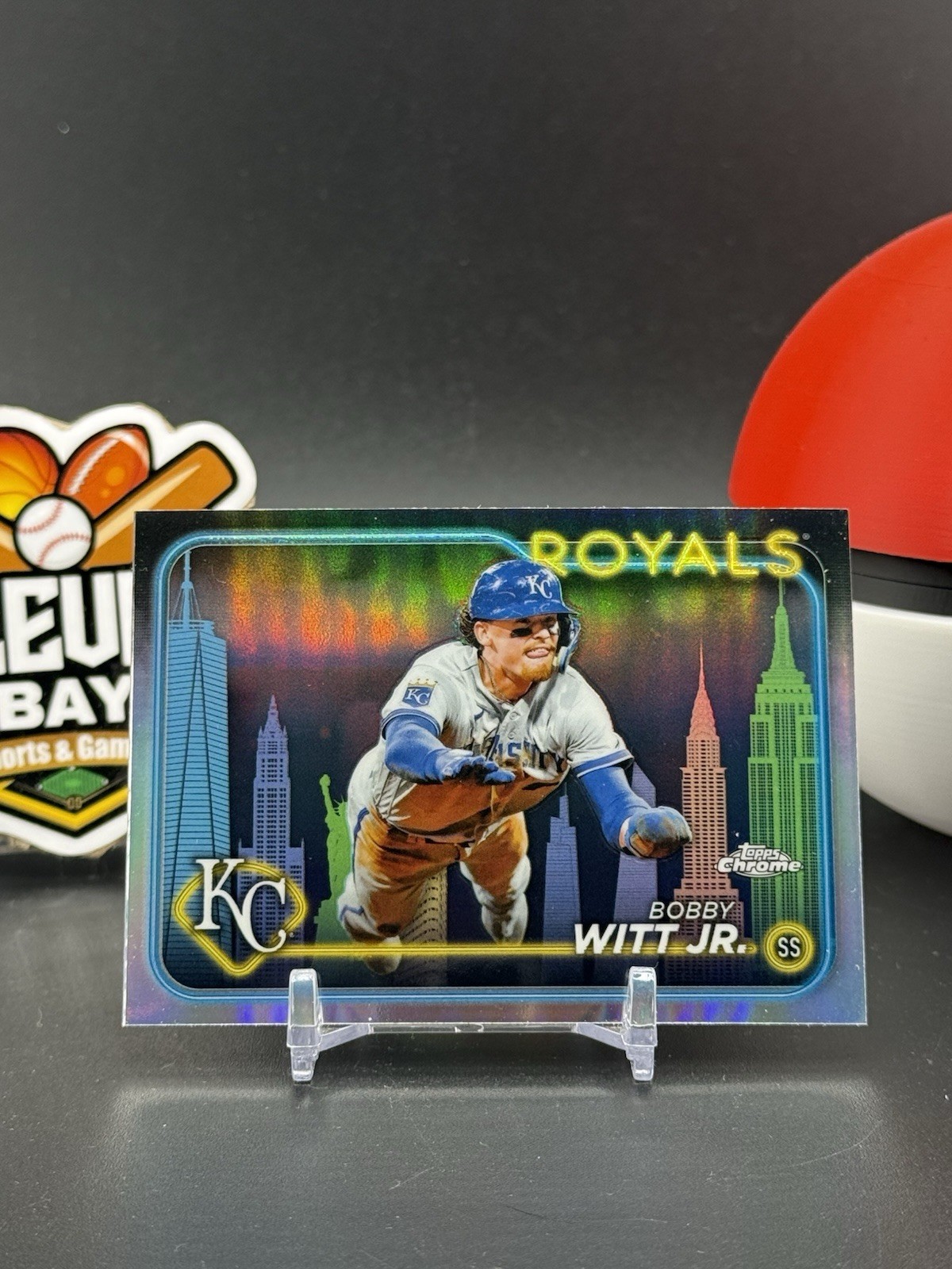 Bobby Witt Jr. 2024 Topps Chrome Big Apple Refractor #120 SSP Royals (CB)