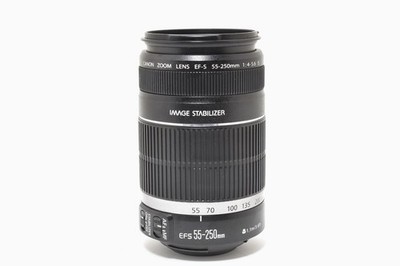 Near Mint] Canon EF-S 55-250mm F/4-5.6 IS Telephoto Zoom Lens From