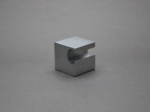 PIERRE VANDEL Aluminum Bottle Opener Minimalist French Cube Design 1970s Vintage