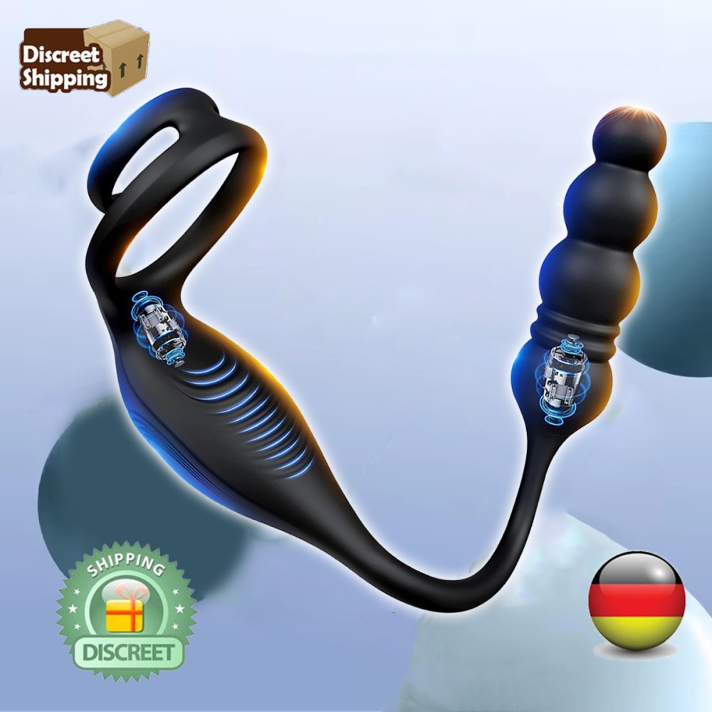 Vibratoren Dildo Sexspielzeug für Männer Prostata Stimulation Penisring Cockring