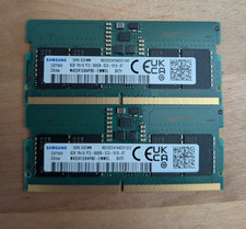 Samsung 2X8GB 16GB DDR5 SO-DIMM 5600MHz laptop RAM 262-Pin M425R1GB4PB0-CWMOL