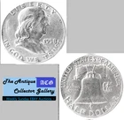 Vintage 90% Silver 1958 ⌛US Philadelphia Mint Franklin Half🪙