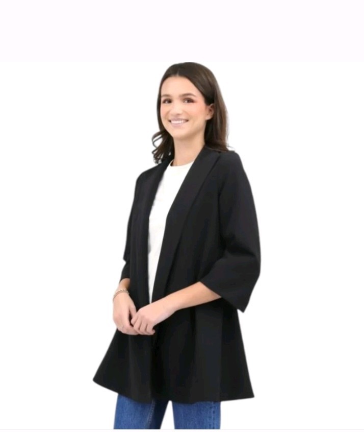 Estelle And Finn $438 Swing Coat Black Women's 12 Retro 1950's Mrs. Maisel