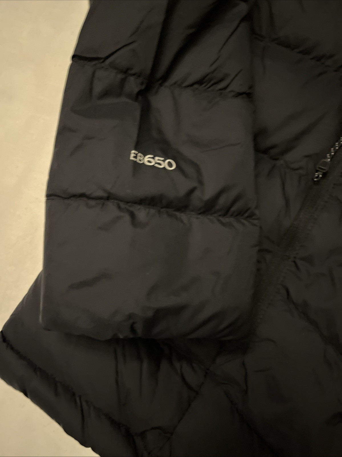 Eddie Bauer Puffer Packable Down Jacket Black Sol… - image 3