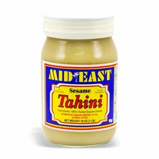 Tahini, 16 oz Pure sesame paste made from 100 ground sesame seeds. Perfect for
