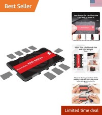Compact 10-Slot MicroSD Memory Card Case - Lightweight  Portable Storage