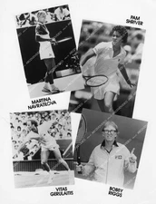crp-36005 circa 1978 sports tennis Martina Navratilova, Pam Shriver, Vitas Gerul