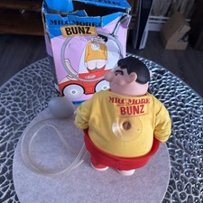 Vintage 1989 Gemmy Mr. C. More Bunz Auto Fenster Display  Drops Hose Rar LKW Car