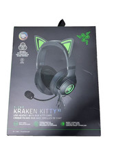 Razer Kraken Kitty V2 Wired RGB Gaming Headset with Kitty Ears - Black
