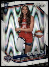 2025 Panini Prizm WNBA #149 Kiki Iriafen White Seismic Prizms