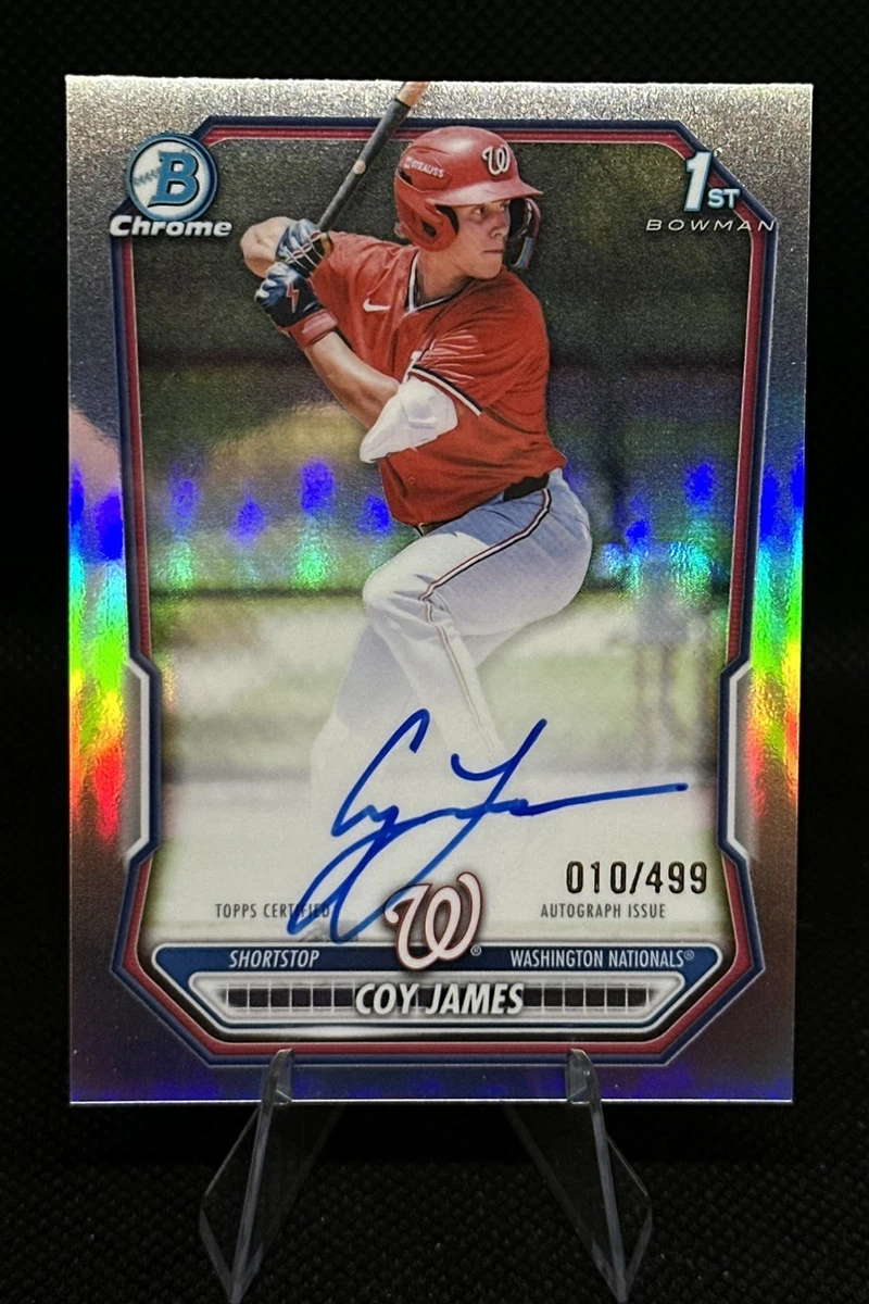 Bowman Washington Nationals Baseball Autographed Sports Trading