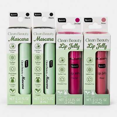 b.pure Clean Beauty Makeup 4-Piece Set-New