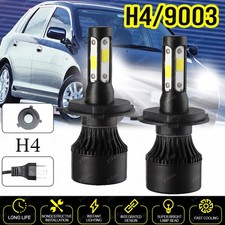 LED for Honda CRV 1997-2004 Headlight Kit H4 9003 6000K White Bulbs Hi/Low Beam