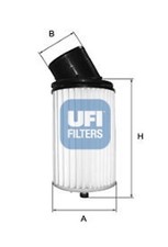 UFI Luftfilter 27.523.00 Filtereinsatz für HONDA INTEGRA DC Type DC2