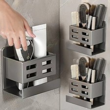 Wall Mounted-Toothbrush Holder Self Adhesive Bathroom Toothpaste Storage Rack-UK