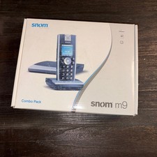 Snom m9 SIP Combo Pack Cordless Business Phone Handset Base w/ power adapters