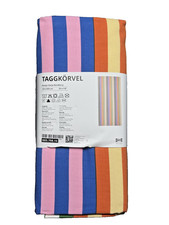 IKEA TAGGKORVEL Pre-Cut Fabric Multicolor Stripes 59x118" Cotton   NEW