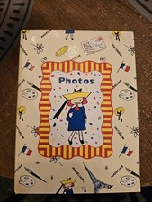 C.R. Gibson Madeline Photo Album Book Holds 120 Pictures Paris Eiffel Tower 90s