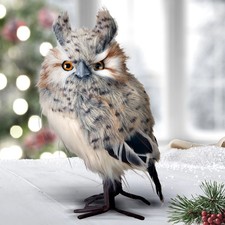 8.5" Speckled Hoot Owl