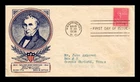 DR JIM STAMPS US COVER WILLIAM H HARRISON PRESIDENTIAL SERIES FDC SCOTT 814