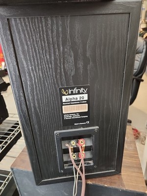 INFINITY Alpha 20 Premium Bookshelf Speakers Pair (Made in Denmark
