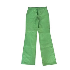 Ralph Lauren Black label 100 leather Green Pants NWT 10