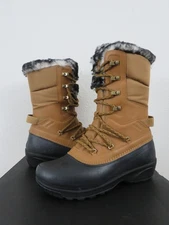 Womens The North Face Shellista IV LUXE Waterproof Insulated Winter Boots Brown