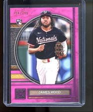 2025 Topps Museum Collection James Wood #54 Pink Relic RC /199 Nationals