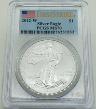 American Eagle MS 70 Graded 2012 Silver Bullion Coins for sale | eBay