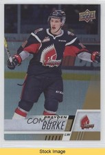 2017-18 Upper Deck CHL Rainbow Brayden Burke #293 READ z6b