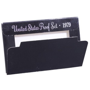 Empty Packaging Replacement Proof Set Box No Coins 1979